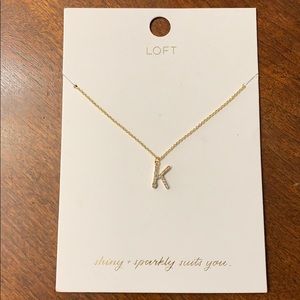 Initial pendant necklace